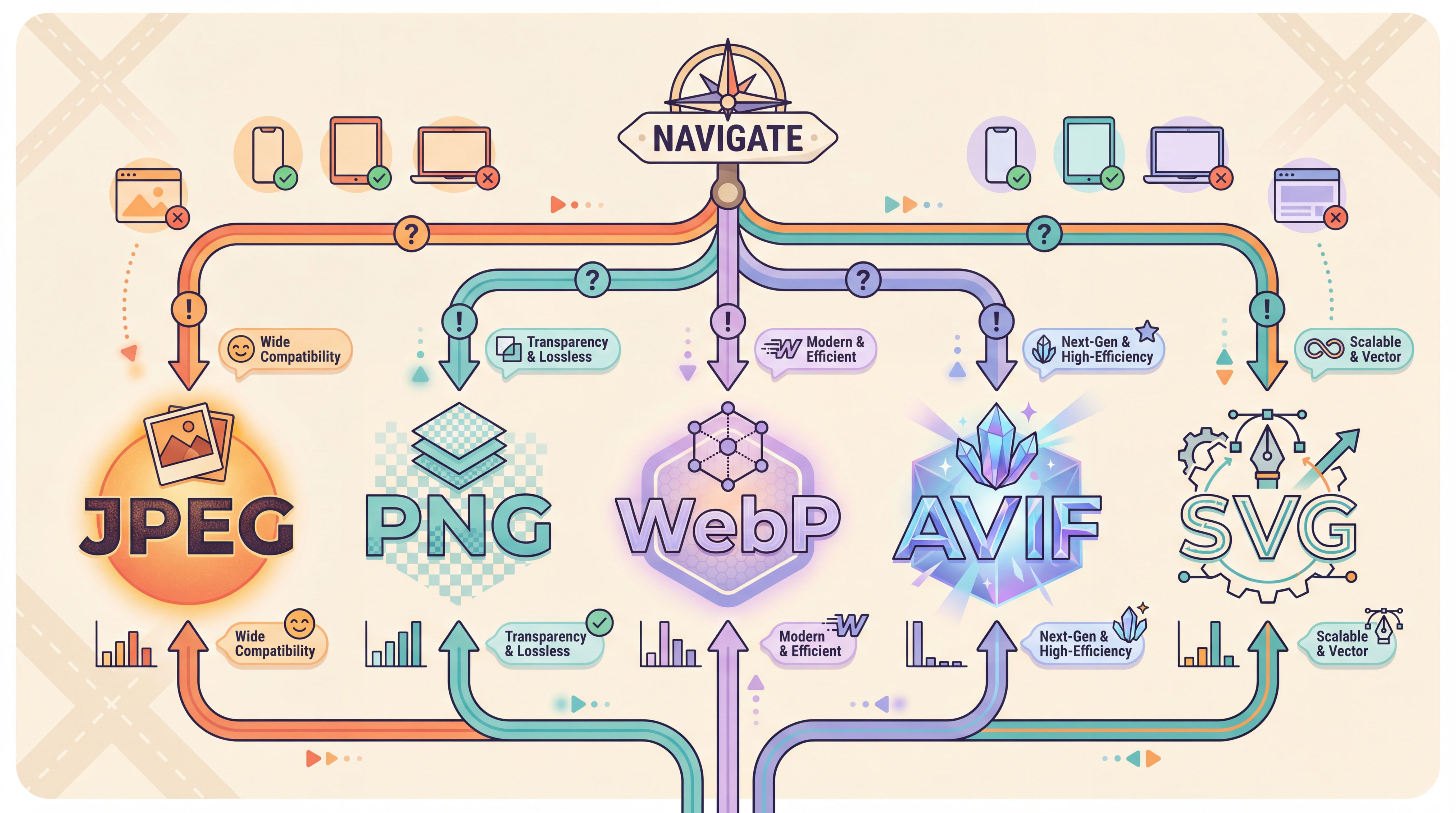 Image format selection guide