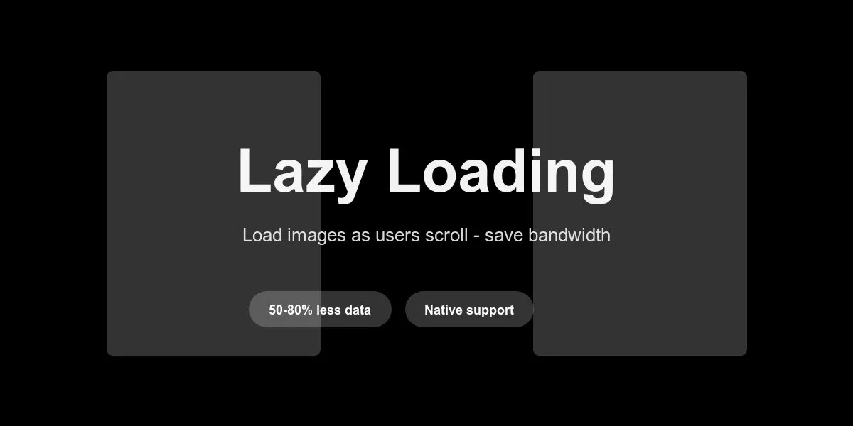 Lazy loading overview